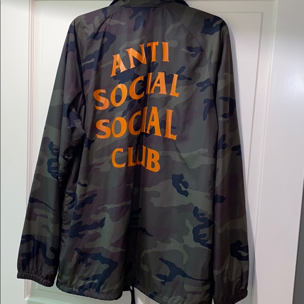 Anti Social Social Club Camo Coaches Jacket
